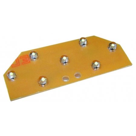 Moduł Led 7x biały 12V 1W