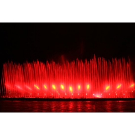 Pierścień ring LED do fontann posadzkowych  PHJ-FL220-2 9 / 12 / 18 Watt dowolny kolor + RGB