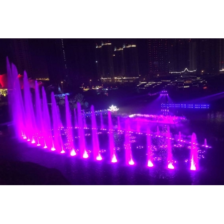 Pierścień ring LED do fontanny  PXYH230GMKH 6 / 9 / 12 / 18 / 27 Watt, dowolny kolor + RGB  IP68 stal nierdz.