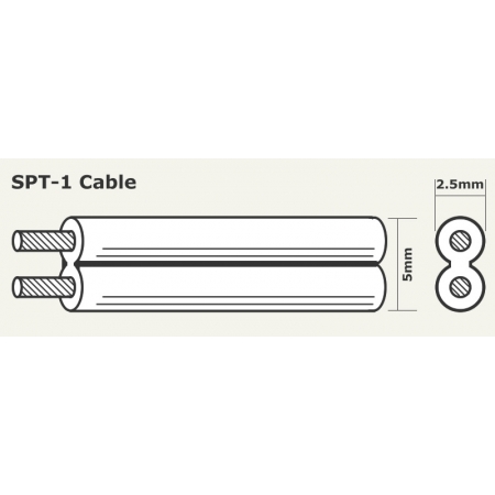 PRZEDŁUŻACZ 2m SPT-1W ze złaczkami IP44