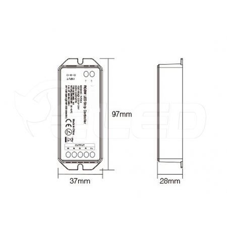 Kontroler LED RGB 15A